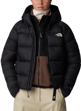 Chaqueta The North Face plumón con capucha Hyalite negro para mujer