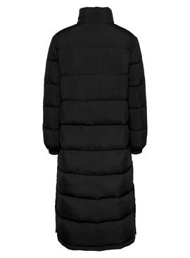 Abrigo Tommy Jeans Maxi Puffer negro para mujer