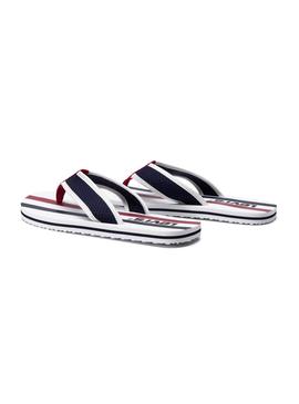 Chanclas Levis Dodge Sportswear Blanco Hombre