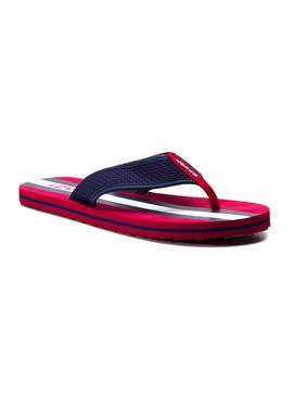 Chanclas Levis Dodge Rojo Hombre