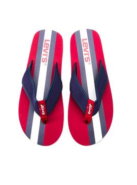 Chanclas Levis Dodge Rojo Hombre