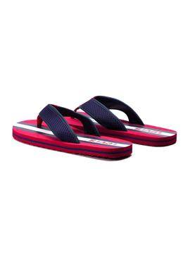 Chanclas Levis Dodge Rojo Hombre