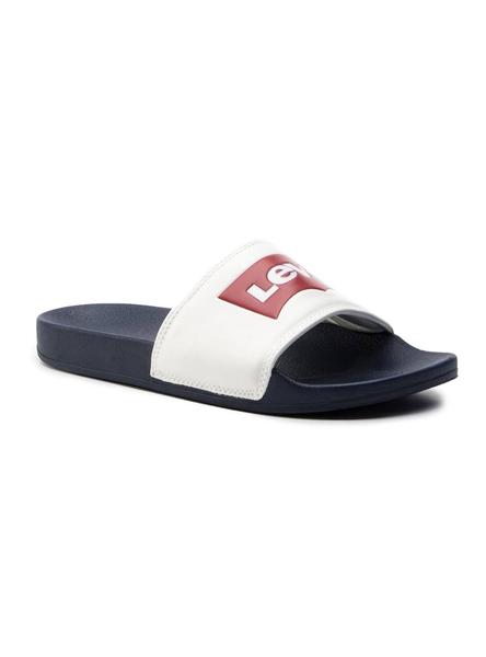 Chanclas Levis June Blanco Hombre