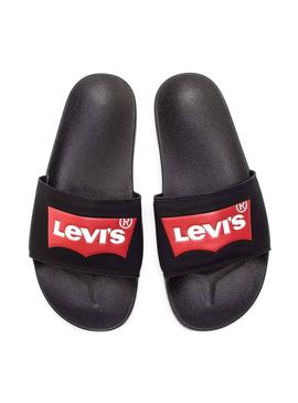 Chanclas Levis June Batwing Negro Hombre