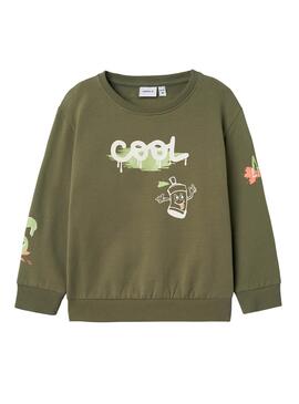 Sudadera Name It Nole Khaki para kids