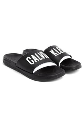 Chanclas Calvin Klein Negro Para Hombre y Mujer