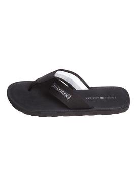 Chanclas Tommy Hilfiger Elevated Negro Hombre