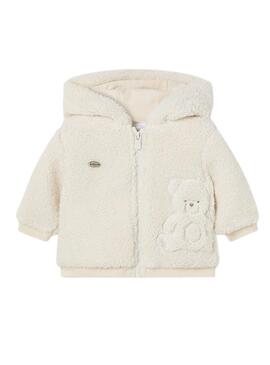 Sudadera Mayoral Borreguillo Crudo para bebé