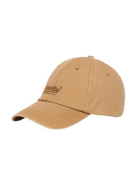 Gorra Superdry Vintage beige para mujer