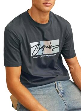 Camiseta Jack and Jones Portland verde para hombre