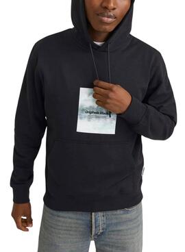 Sudadera Jack and Jones Vesterbro negro para hombre