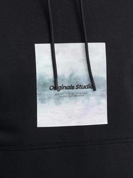 Sudadera Jack and Jones Vesterbro negro para hombre