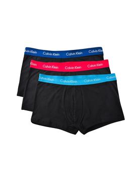 Pack Calzoncillos Calvin Klein Low Rise 3PK Negro