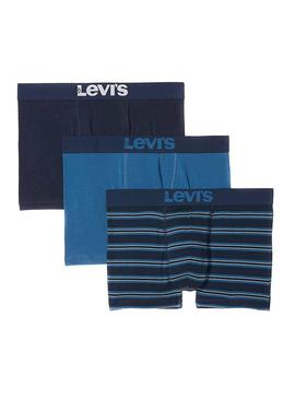 Caja Calzoncillos Levis Stripe Azul Hombre