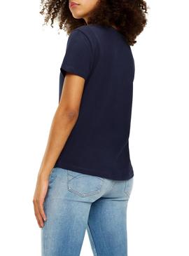 Camiseta Tommy Jeans Soft Marino Mujer