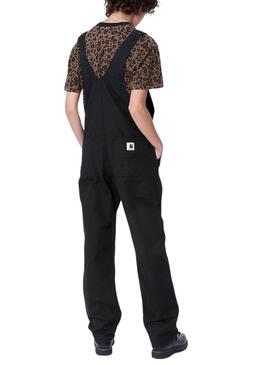 Peto Carhartt Bib Straight negro para mujer