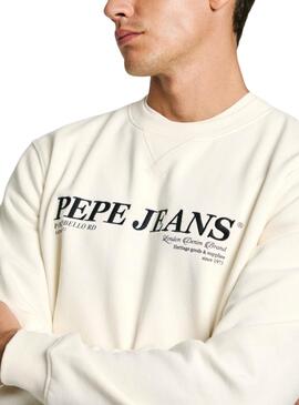 Sudadera Pepe Jeans Dylan blanco para hombre
