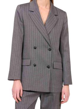 Americana Naf Naf Cori gris para mujer