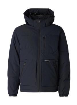 Chaqueta acolchada Jack and Jones Eotto marino para hombre