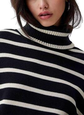 Jersey Only Queenie rayas beige para mujer