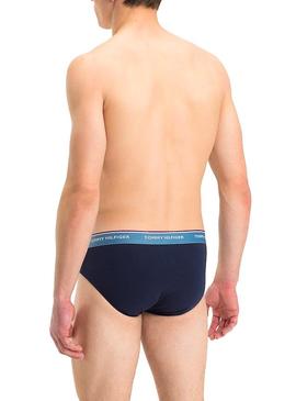 Pack Calzoncillos Tommy Hilfiger 3P Azul De Hombre