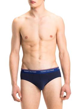 Pack Calzoncillos Tommy Hilfiger 3P Azul De Hombre