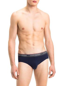 Pack Calzoncillos Tommy Hilfiger 3P Azul De Hombre