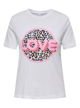 Camisetas ONLY Lariya Blanco Mujer.