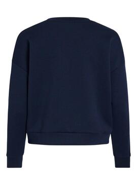 Sudadera Vila Visiffi azul marino para mujer