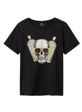 Camiseta Name It Tantan negro para niño