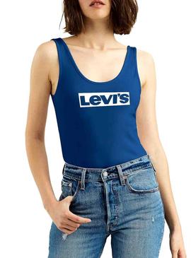 Body Levis Graphic Azul Mujer