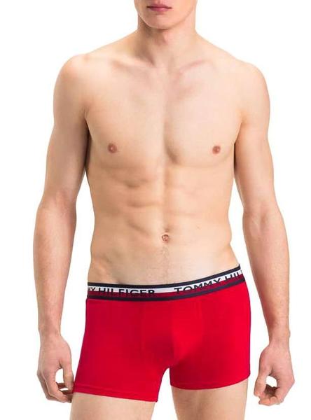 realidad alias Mejor Pack Calzoncillos Tommy Hilfiger Trunk Rojo Hombre