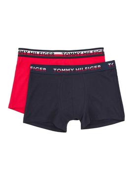 Pack Calzoncillos Tommy Hilfiger Trunk Rojo Hombre