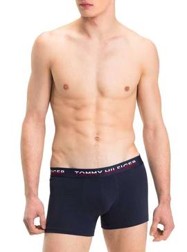 Pack Calzoncillos Tommy Hilfiger Trunk Rojo Hombre
