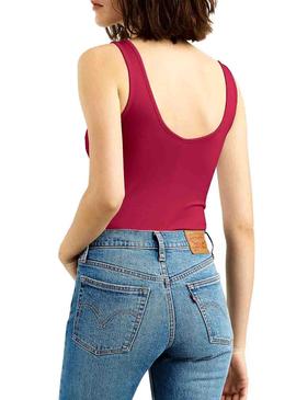 Body Levis Graphic Rojo Mujer