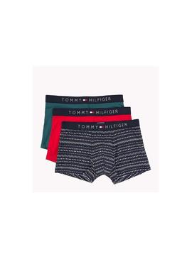 Pack 3 Calzoncillos Tommy Hilfiger Trunk Text 