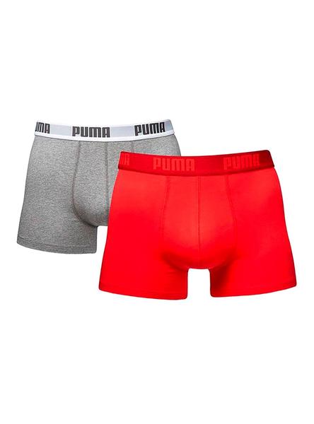 Pack Calzoncillos Puma Rojo Gris