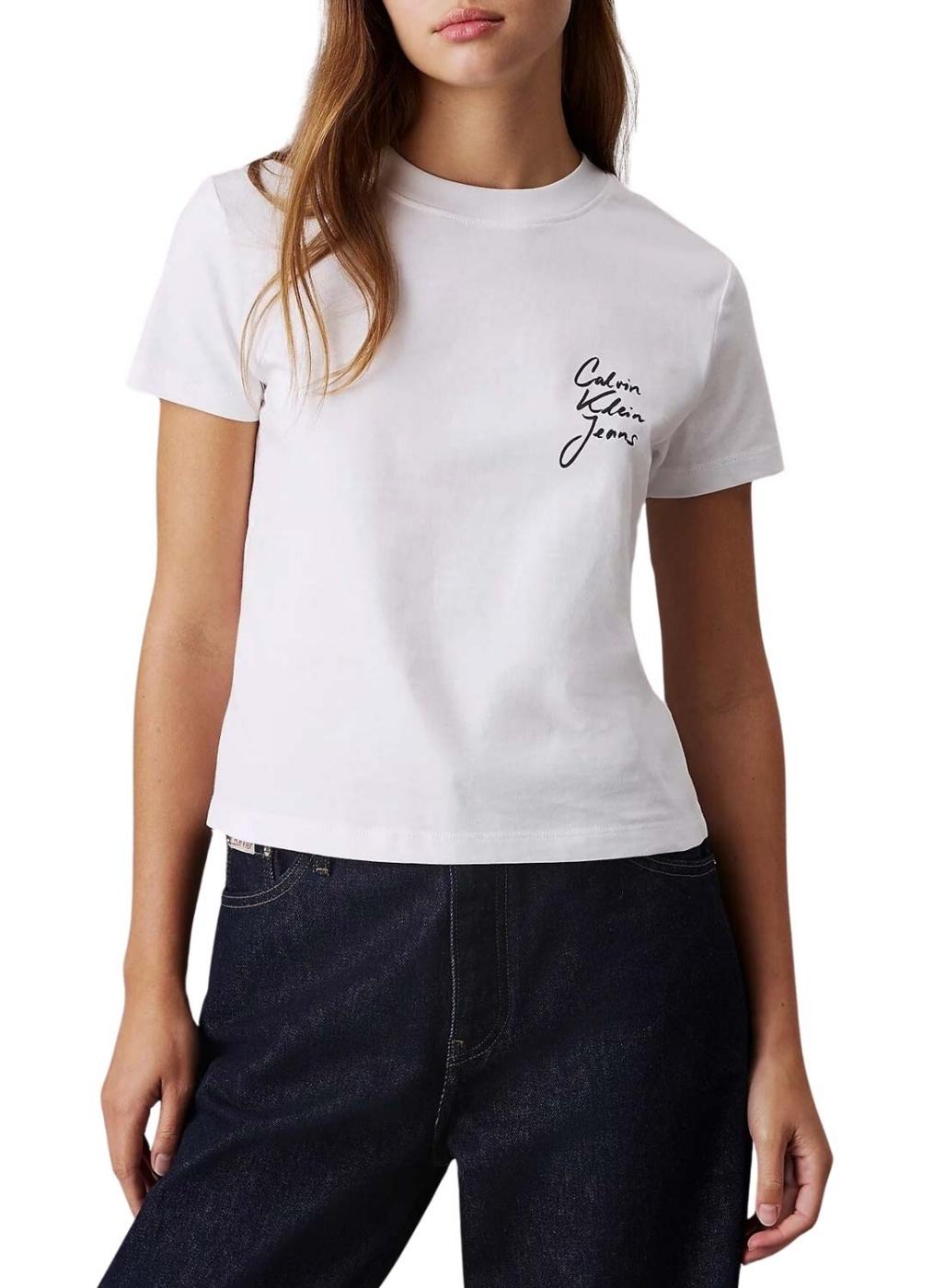 Camisetas Calvin Klein Jeans Script Institucional B