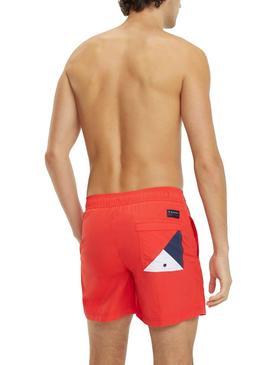 Bañador Tommy Hilfiger SF Medium Rojo Hombre