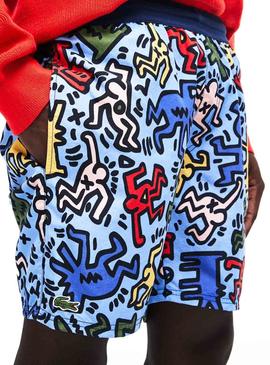 Bañador Lacoste Keith Haring Multi Hombre
