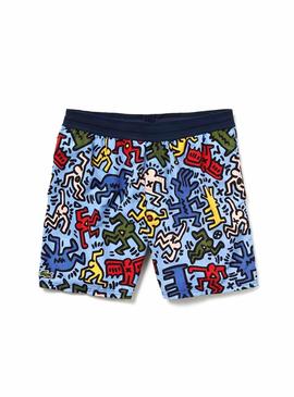 Bañador Lacoste Keith Haring Multi Hombre