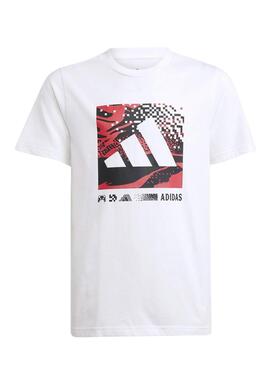 J CAMO LOGO TEE     BLANCO
