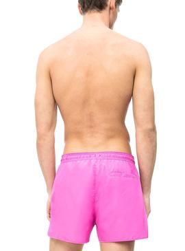 Bañador Calvin Klein Runner Logo Rosa Hombre