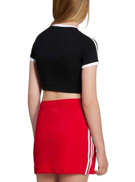 3S CROP TEE         NEGRO