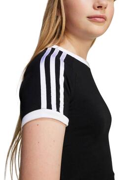 3S CROP TEE         NEGRO