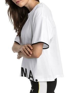 Camiseta Puma Chase Blanco para Mujer