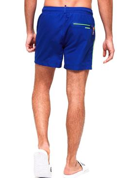 Bañador Superdry Volley Azul Hombre