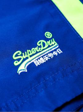 Bañador Superdry Volley Azul Hombre