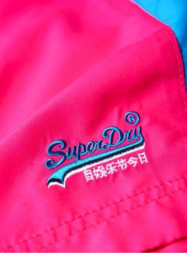 Bañador Superdry Volley Rosa Hombre