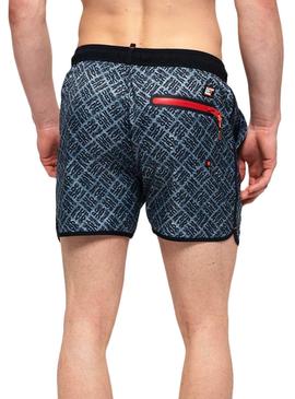 Bañador Superdry Echo Racer Azul Hombre